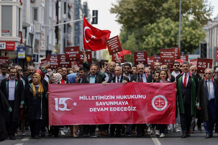 İstanbul 2 Nolu Barosunca "Darbelere Hayır" yürüyüşü yapıldı G5