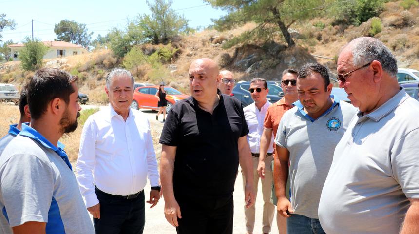 CHP Grup Başkanvekili Özkoç, Datça'da yanan alanları inceledi: