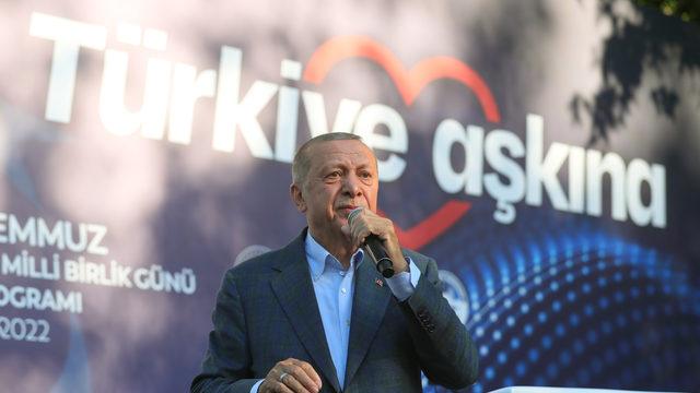 Cumhurbaşkanı Erdoğan, 15 Temmuz Demokrasi ve Milli Birlik Günü Anma Programı'nda konuştu: (4)