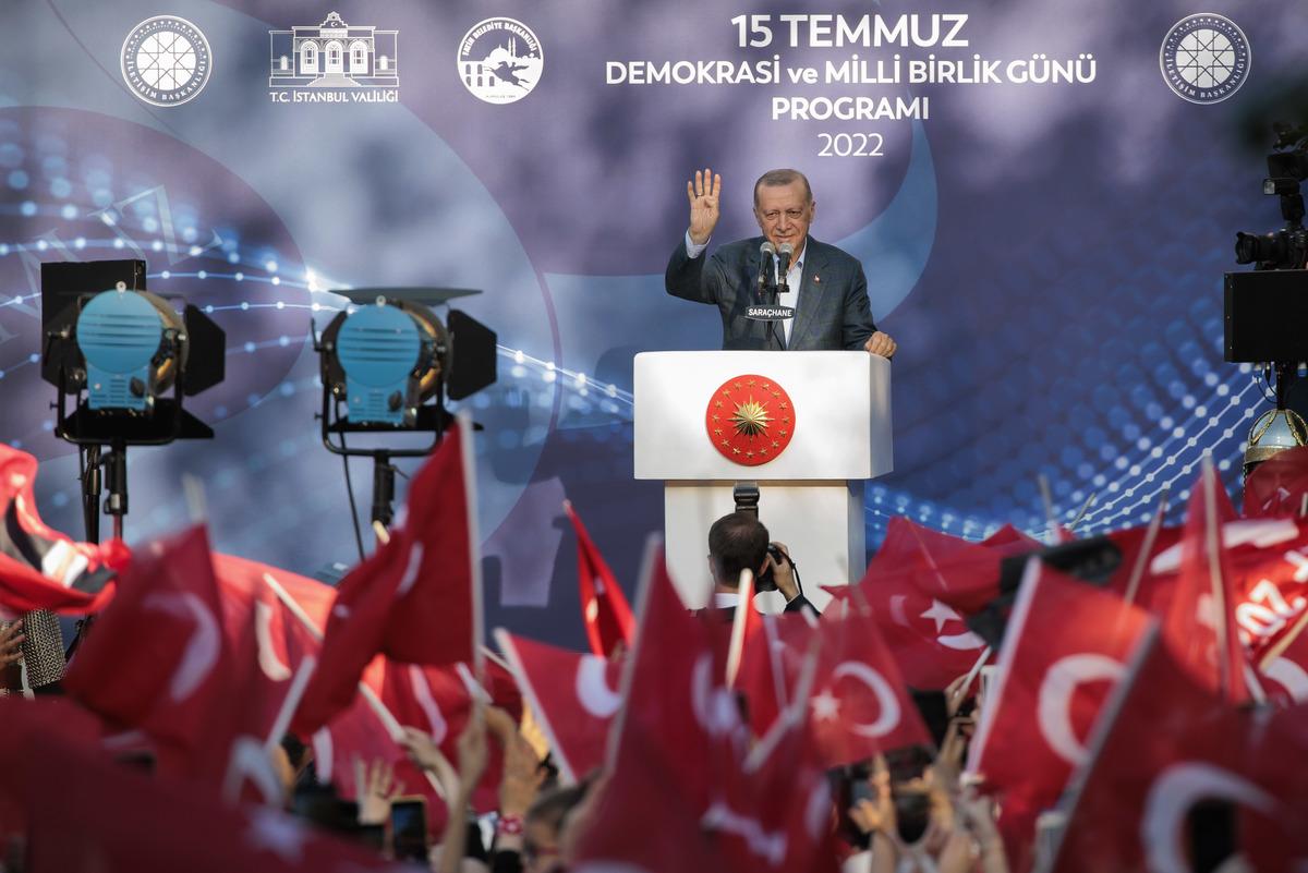 Cumhurbaşkanı Erdoğan, 15 Temmuz Demokrasi ve Milli Birlik G&uuml;n&uuml; Anma Programı'nda konuştu: (2)