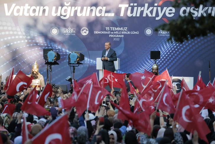 Cumhurbaşkanı Erdoğan, 15 Temmuz Demokrasi ve Milli Birlik Günü Anma Programı'nda konuştu: (2) G3