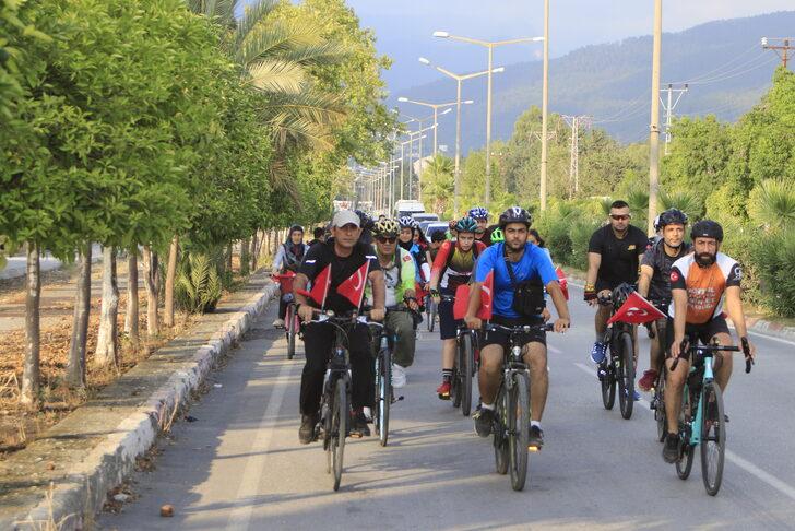 Hatay'da 15 Temmuz kapsamında bisiklet turu düzenlendi G3
