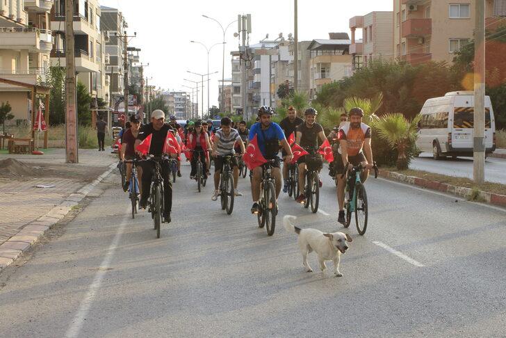 Hatay'da 15 Temmuz kapsamında bisiklet turu düzenlendi G5