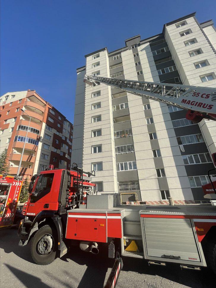 Kayseri'de binada çıkan yangında 5 kişi dumandan etkilendi G2