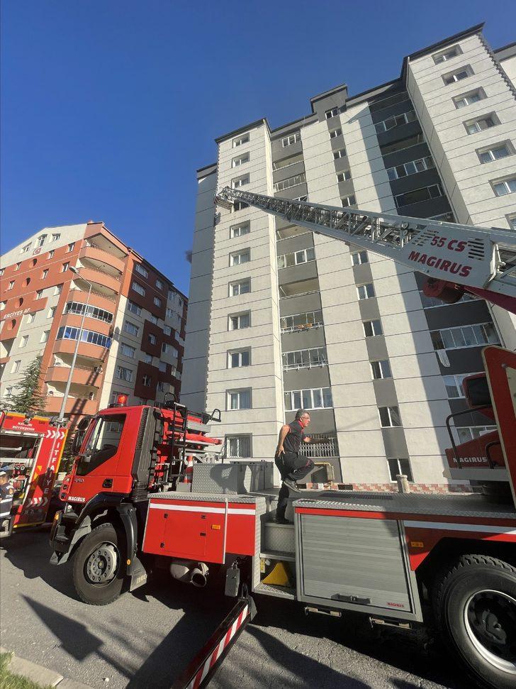 Kayseri'de binada çıkan yangında 5 kişi dumandan etkilendi G4