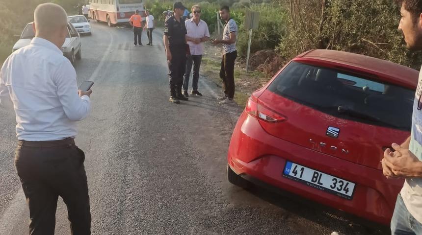Mersin'de zincirleme trafik kazasında 2 kişi yaralandı