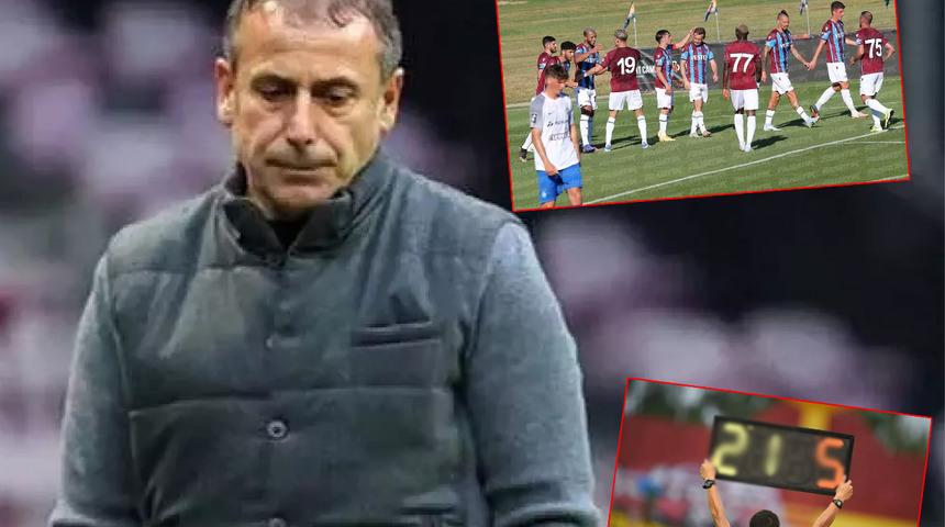Son dakika Trabzonspor haberi: Herkes Abdülkadir Ömür'ü konuşuyor! Trabzonspor-Budapeşte maçında ortalık karıştı... "Leş gibisin evlat"