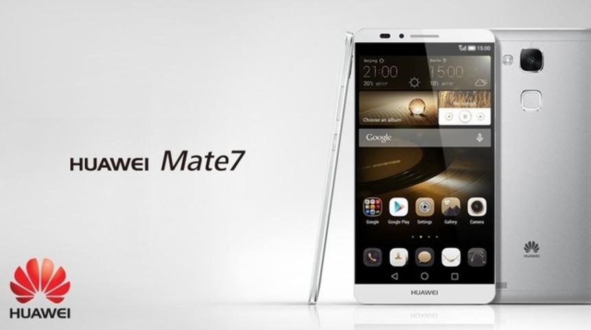 Huawei’nin yeni yıldızı Mate7 raflardaki yerini aldı