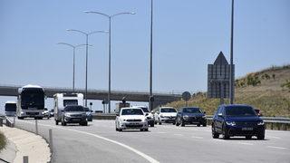 İstanbul-İzmir Otoyolu'nda hafta sonunda tatil dönüşü yoğunluğu yaşandı