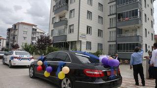 Tokat Valiliğinin makam aracı şehit oğlunun sünnet aracı oldu