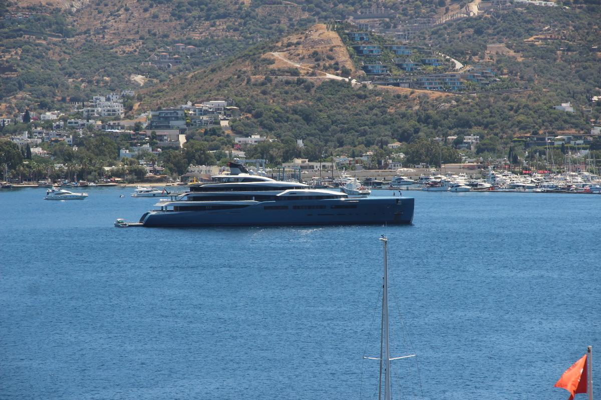 Mega yat "Aviva" Bodrum'da