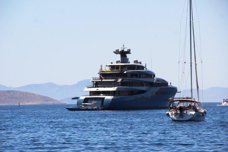 Mega yat "Aviva" Bodrum'da G4