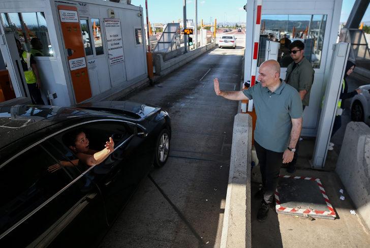 Ulaştırma ve Altyapı Bakanı Karaismailoğlu'ndan, Osmangazi Köprüsü'nde AA'ya açıklama: G2