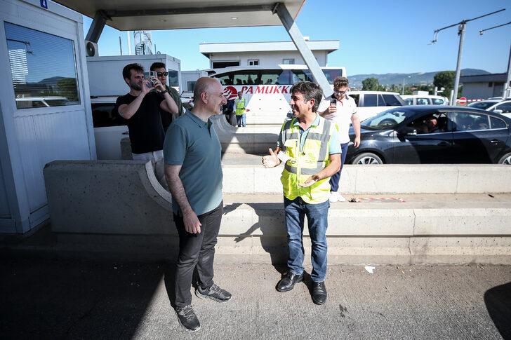 Ulaştırma ve Altyapı Bakanı Karaismailoğlu'ndan, Osmangazi Köprüsü'nde AA'ya açıklama: G5