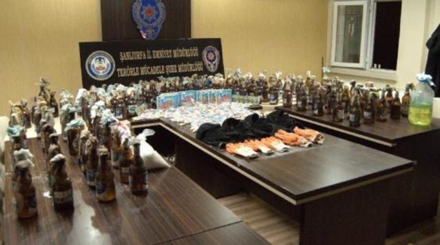 Şanlıurfa'da 161 molotof ve 1035 torpil ele ge&ccedil;irildi: 22 g&ouml;zaltı
