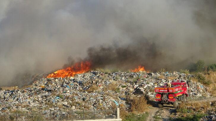 Çanakkale'de çöplük alanda çıkan yangın kontrol altına alındı G3