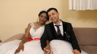 Afrikalı geline Denizli'de düğün
