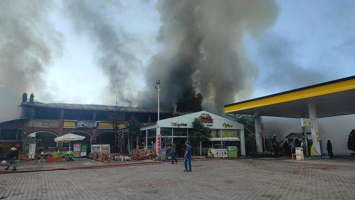 Konya'da dinlenme tesisinde yangın çıktı G3