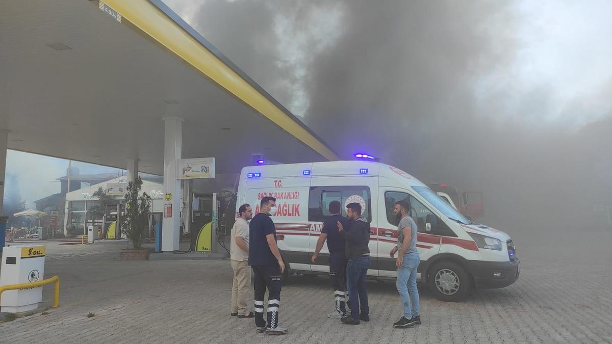 G&Uuml;NCELLEME - Konya'da dinlenme tesisinde yangın &ccedil;ıktı