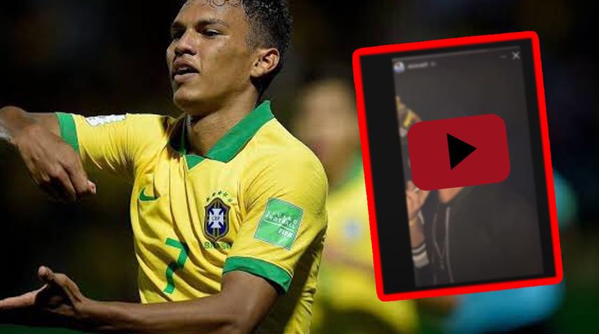 Son dakika spor haberi: Palmeiras'ın golcüsü Gabriel Veron'un başı o görüntülerle dertte! Özür diledi ama...