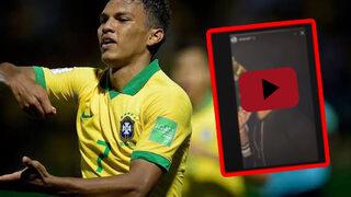 Son dakika spor haberi: Palmeiras'ın golcüsü Gabriel Veron'un başı o görüntülerle dertte! Özür diledi ama...