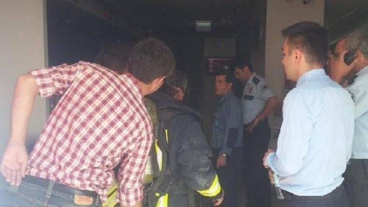 Ereğli’de banka şubesinde yangın paniği: 13 kişi mahsur kaldı