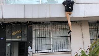 Sonunda bu da oldu! 'Eve tırmanan hırsız' soyuldu