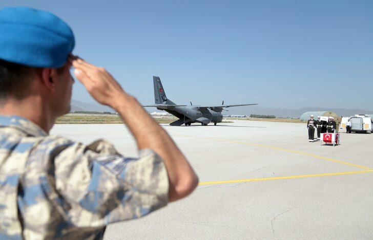 Şehit Piyade Uzman Çavuş Taşkın'ın cenazesi Erzurum'a getirildi G5