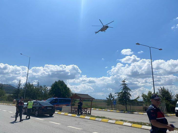 Bolu'da tatil dönüş trafiği havadan denetlendi G5