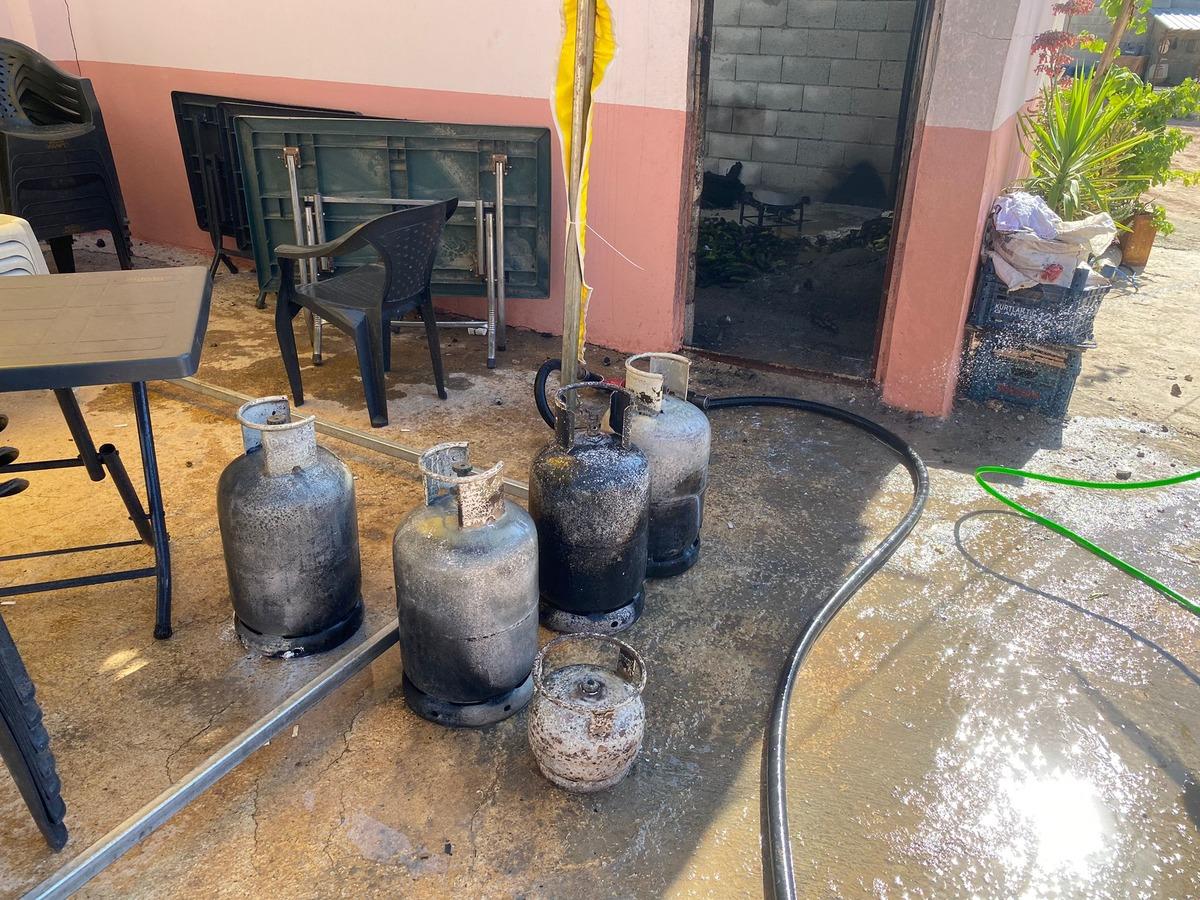 Kilis'te bir depodaki t&uuml;p patlaması hasara yol a&ccedil;tı