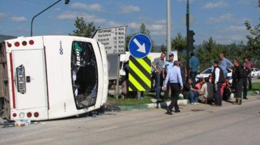 Kestel'de kaza: 31 yaralı