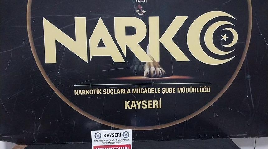 Kayseri'de uyuşturucu operasyonunda bir şüpheli yakalandı