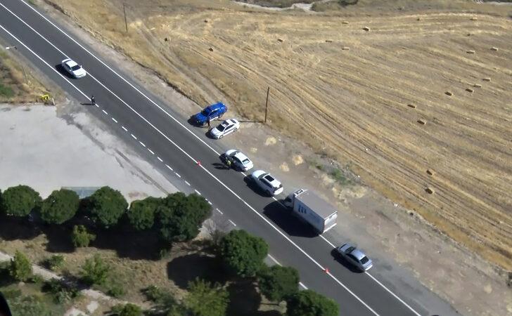Elazığ'da trafik, bayram tatilinin son gününde havadan denetlendi G3