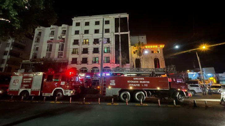 Şanlıurfa'da otelde çıkan yangın söndürüldü G3