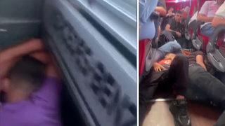 Akılalmaz görüntü! Şırnak'tan İstanbul'a kadar koltukların arasında yolculuk yaptılar