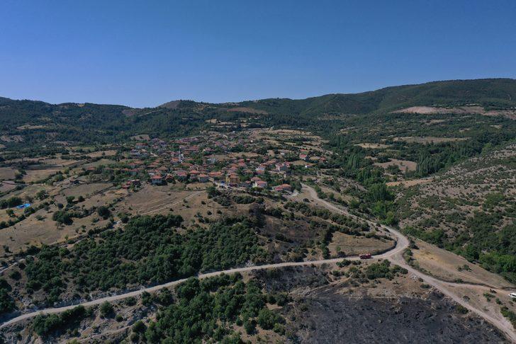 Balıkesir'in Kepsut ilçesindeki orman yangınında soğutma çalışmaları sürüyor G3