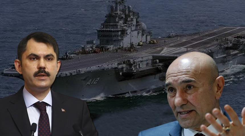 Aliağa'da sökülecek asbestli gemi sosyal medyayı ayağa kaldırdı! Korkutan iddia sonrası Bakan Kurum'dan açıklama