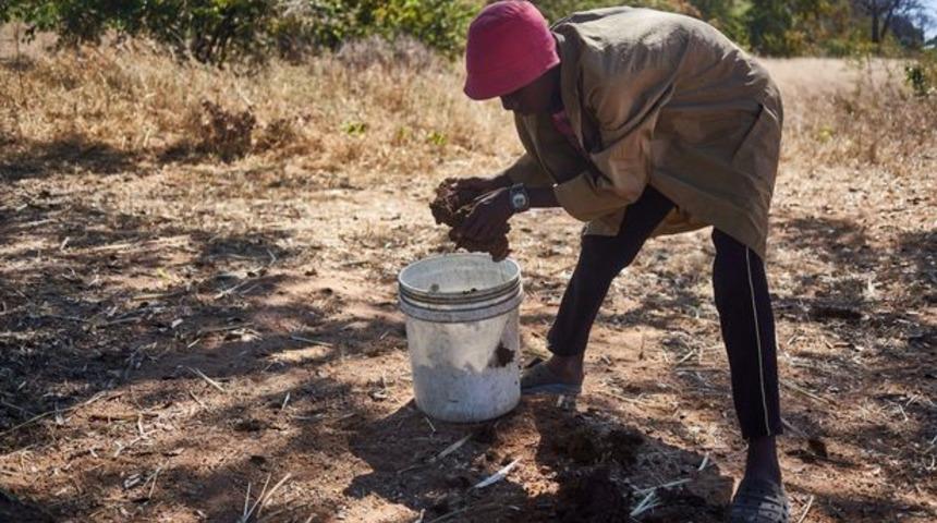 Akılalmaz yöntem! Zimbabve’de kadınlar regl kanamasını durdurmak için inek dışkısı ve gazete kullanıyor