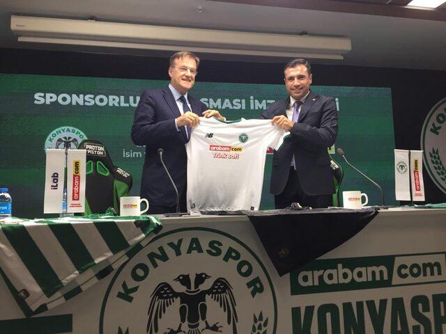 Arabam.com internet sitesi Konyaspor'un yeni sezondaki sponsoru oldu