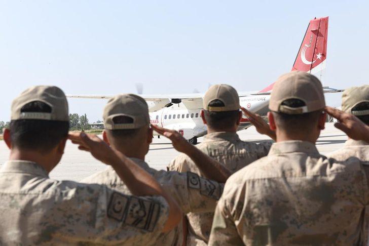 Van'da şehit olan Uzman Çavuş Bozkurt'un naaşı törenle memleketine uğurlandı G5