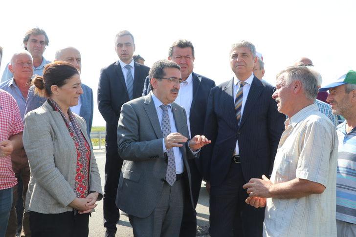 Bakan Yardımcısı Pakdil, Edirne'de ayçiçeği tarlalarında incelemede bulundu: G3