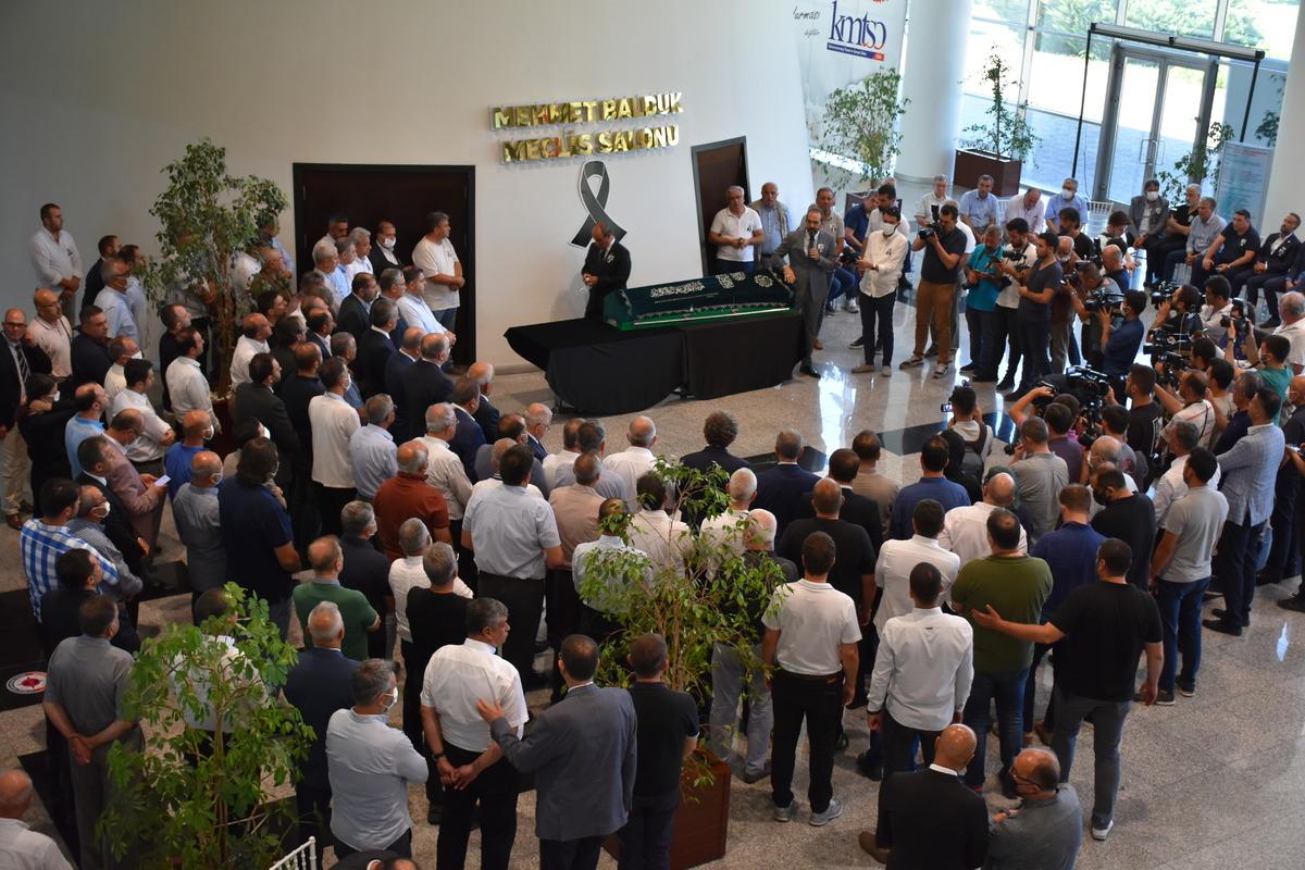 Eski Kahramanmaraş TSO Başkanı Balduk toprağa verildi