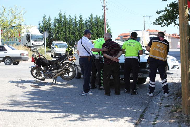 Kütahya'da dün çalınan motosiklet, sahibinin kullandığı otomobille çarpıştı G1