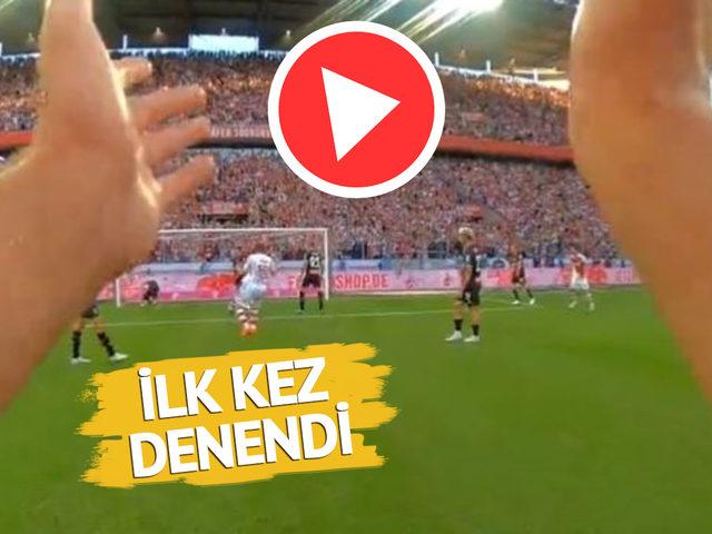 Futbolda devrim! İşte 'vücut kamerası'