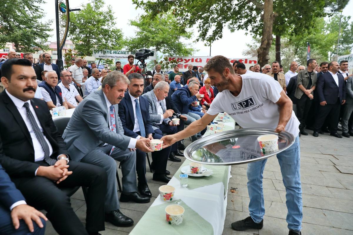 BBP Genel Başkanı Destici Samsun'da geleneksel bahar şenliğinde konuştu: