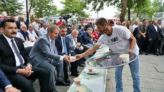 BBP Genel Başkanı Destici Samsun'da geleneksel bahar şenliğinde konuştu: