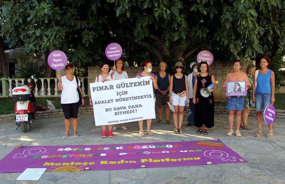 Pınar G&uuml;ltekin, &ouml;l&uuml;m&uuml;n&uuml;n ikinci yılında Muğla'da anıldı
