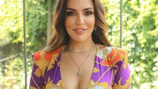 Buket Aydın derin göğüs dekolteli pozuyla Instagram'ı salladı! Çok güzelsiniz Buket hanım