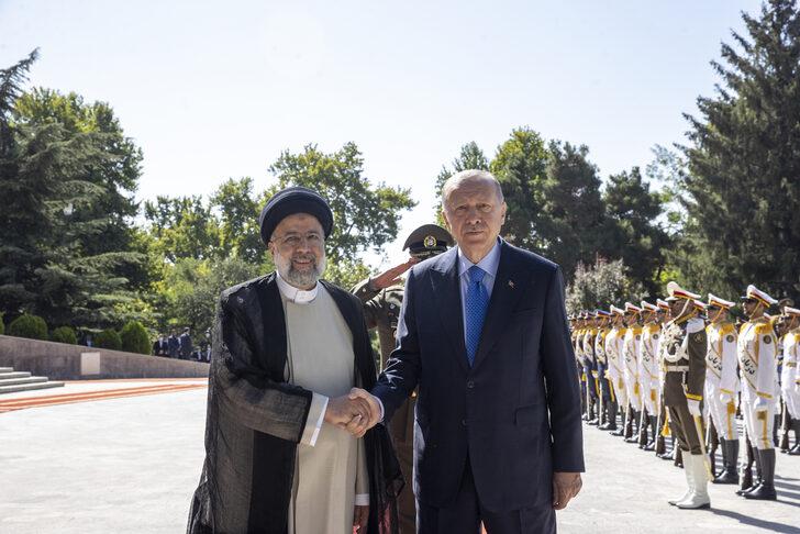 Cumhurbaşkanı Erdoğan, İran'da resmi törenle karşılandı G2