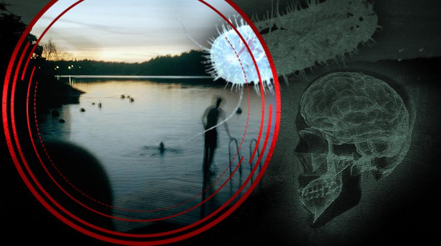 ABD'de korkun&ccedil; olay! Y&uuml;zmek i&ccedil;in girdiği g&ouml;lde beyni yendi